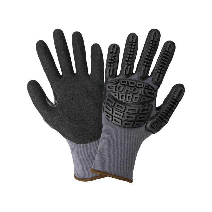 Global Glove TQ500 Torq Alpin General Purpose Multi-Hazard 15-Gauge Gloves with Flexible Impact Protection