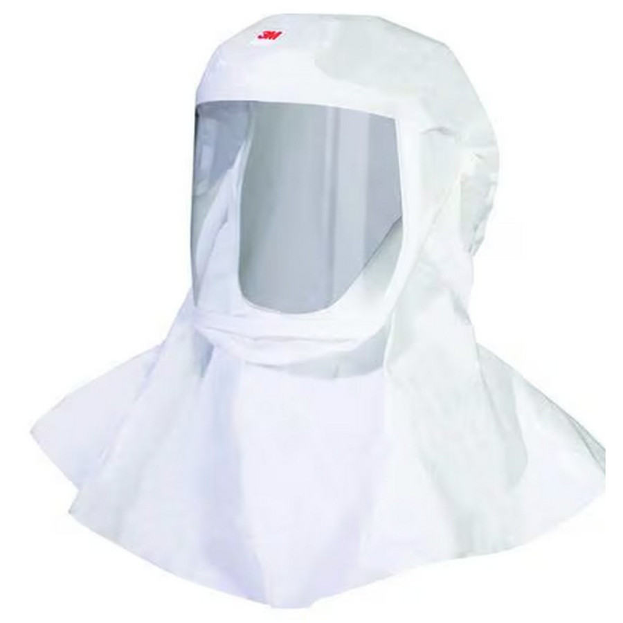 3M S-Series 142-S-433L-5 Hoods and Headcover, Hood with Integrated Suspension, M/L, White