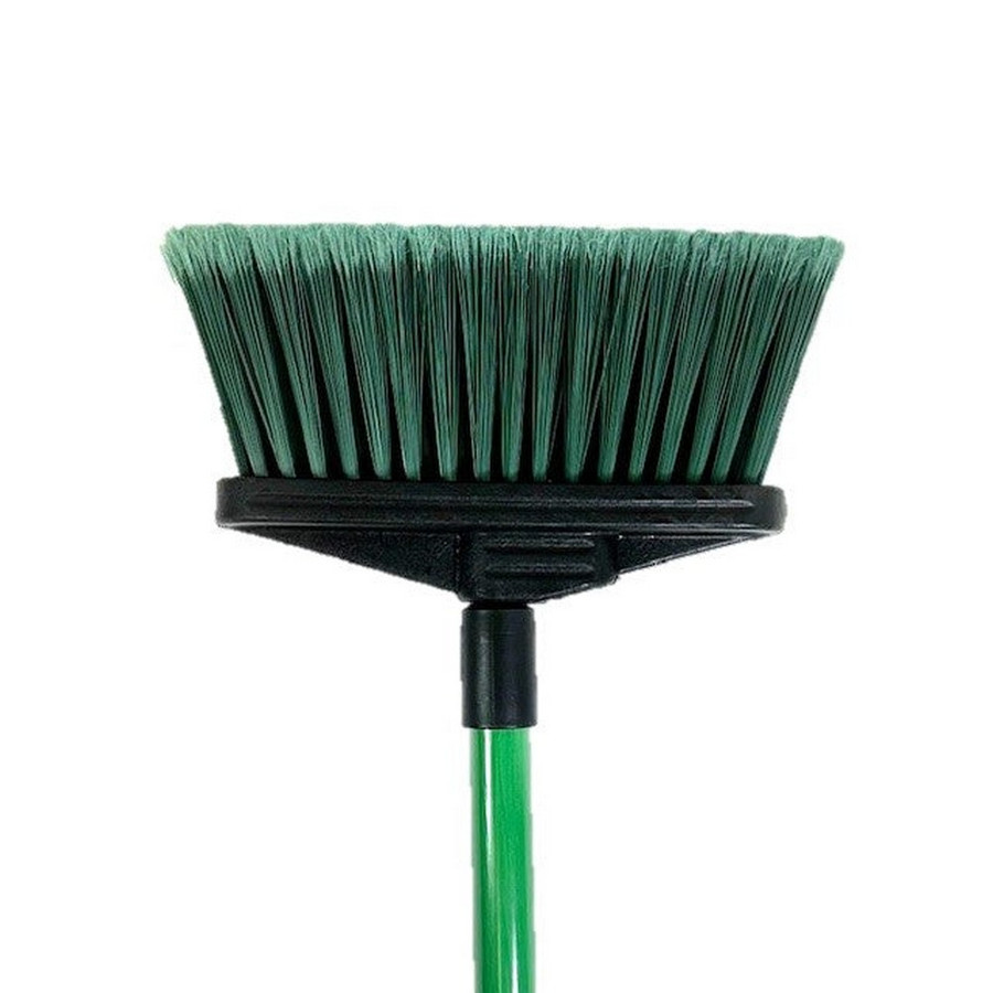 Better Brush 431309G Light Vertical Sweep- 4' Green Fiberglass Handle - Green Flagged