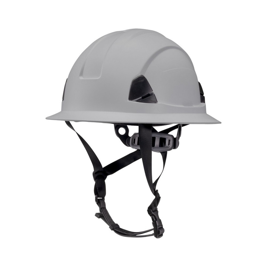 Radians RHF2V Dareware X Type II Class C Vented Full Brim Safety Helmet - Light Gray