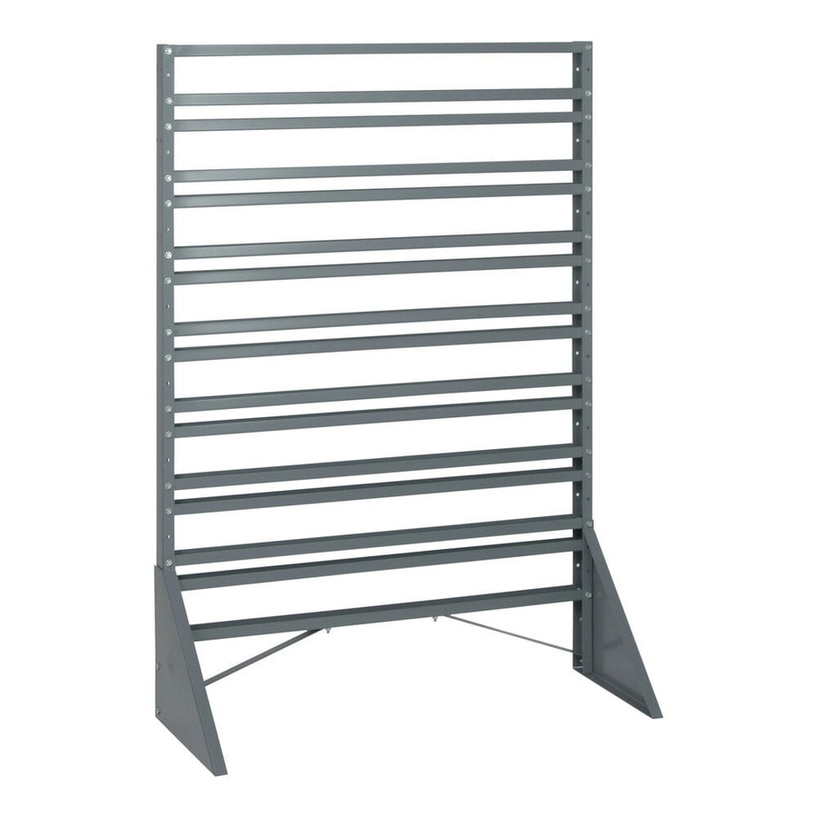 Quantum Storage Systems QRU-16S 36" x 15" x 53" Gray Steel Rail Rack with (16) Rails
