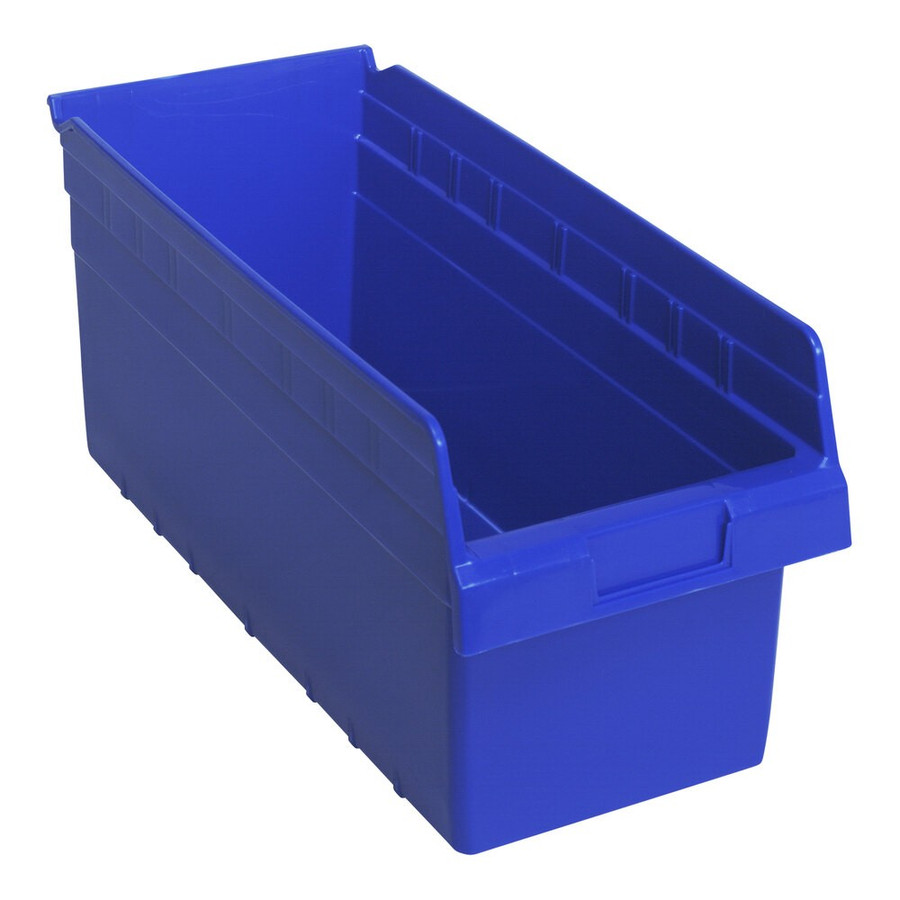 Quantum Storage Systems QSB808BL STORE-MAX 17 7/8" x 8 3/8" x 8" Blue Shelf Bin