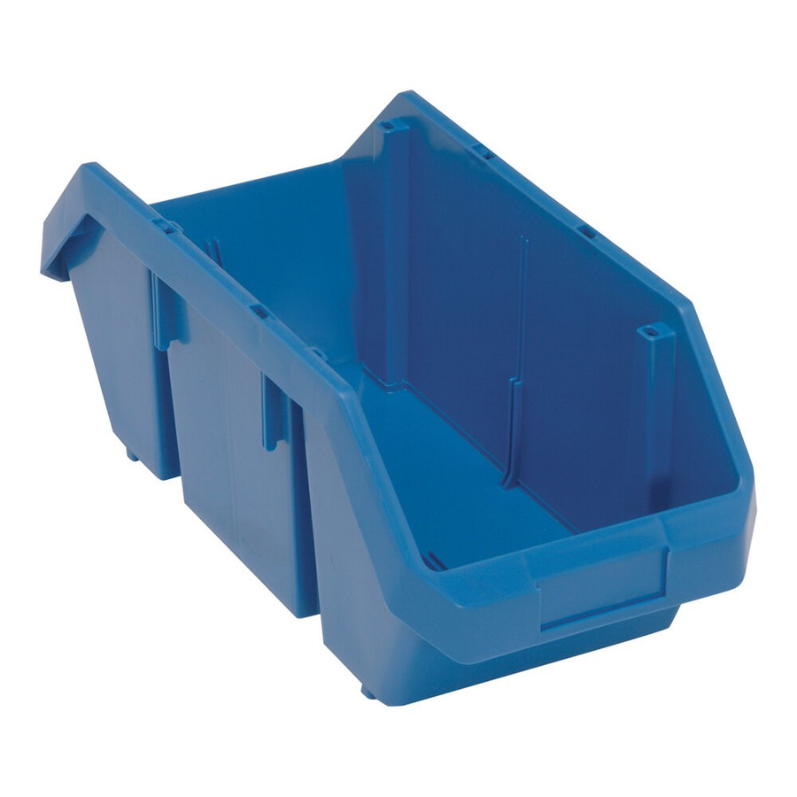 Quantum Storage Systems QP1887BL QuickPick 18 1/2" x 8 3/8" x 7" Blue Polypropylene Storage Bin