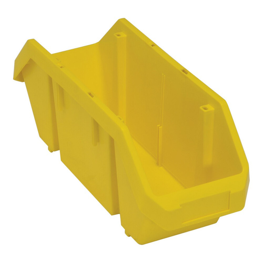 Quantum Storage Systems QP1867YL QuickPick 18 1/2" x 6 5/8" x 7" Yellow Polypropylene Storage Bin