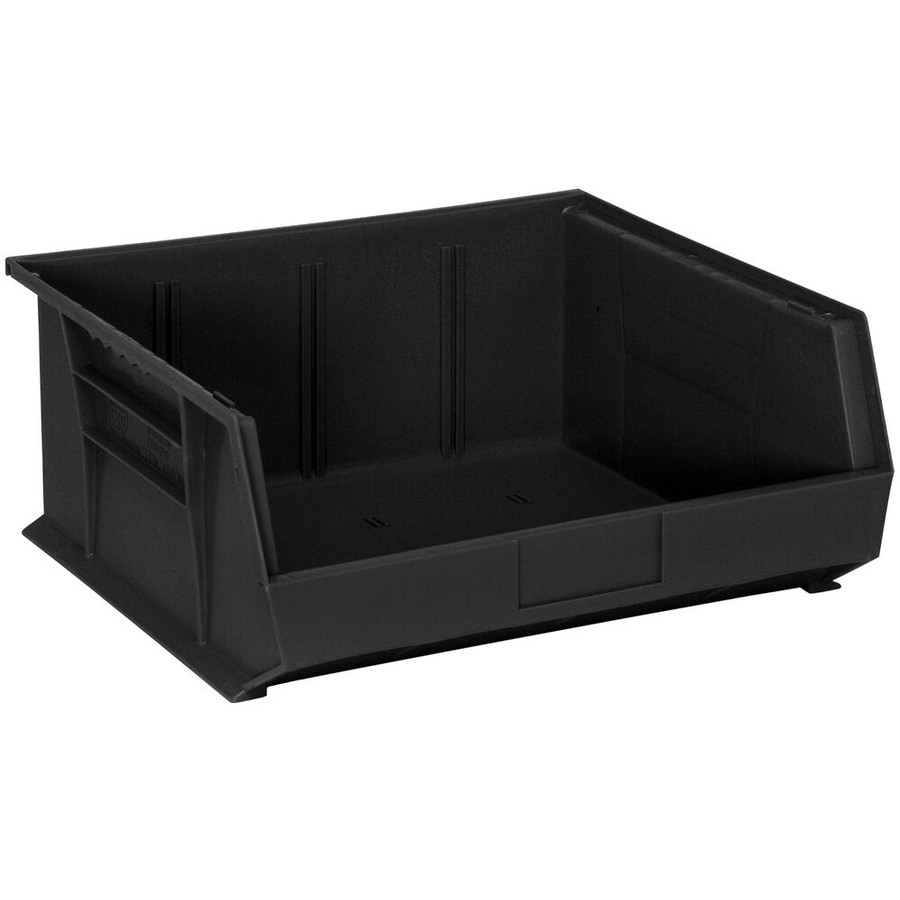 Quantum Storage Systems QUS-250BK 14 3/4" x 16 1/2" x 7" Black Hanging Bin
