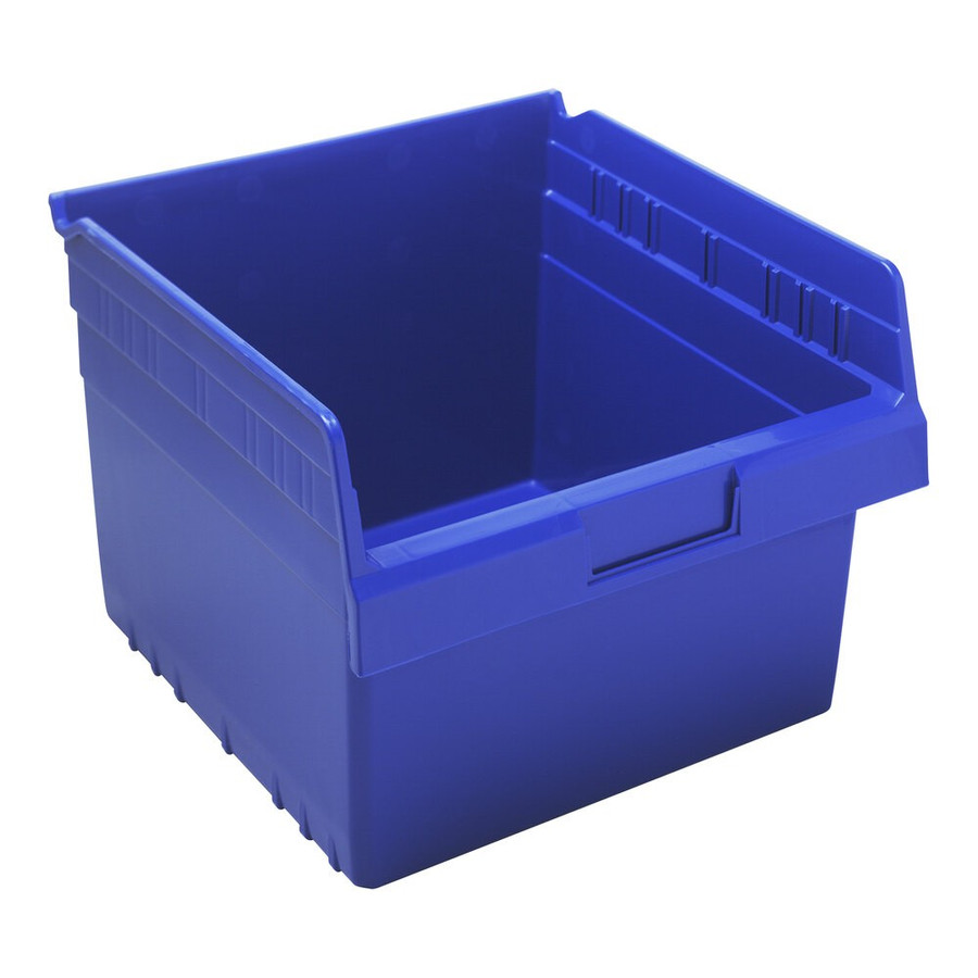 Quantum Storage Systems QSB809BL STORE-MAX 11 5/8" x 11 1/8" x 8" Blue Shelf Bin