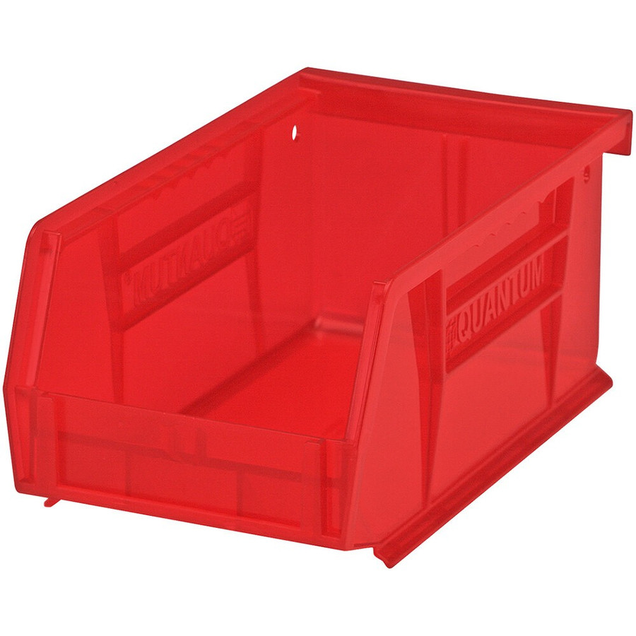 Quantum Storage Systems QUS-220RD 7 3/8" x 4 1/8" x 3" Red Hanging Bin