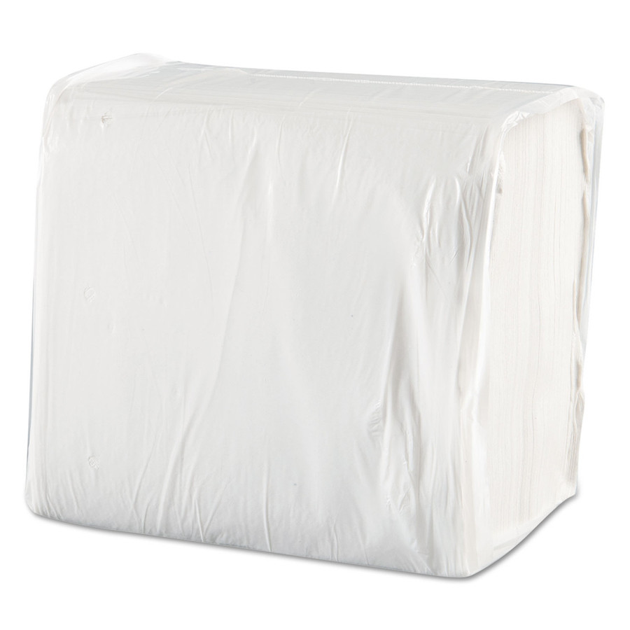 Morcon Paper 1717 Dinner Napkins, 1-Ply, 17 x 17, White, 250/Pack, 12 Packs/Case