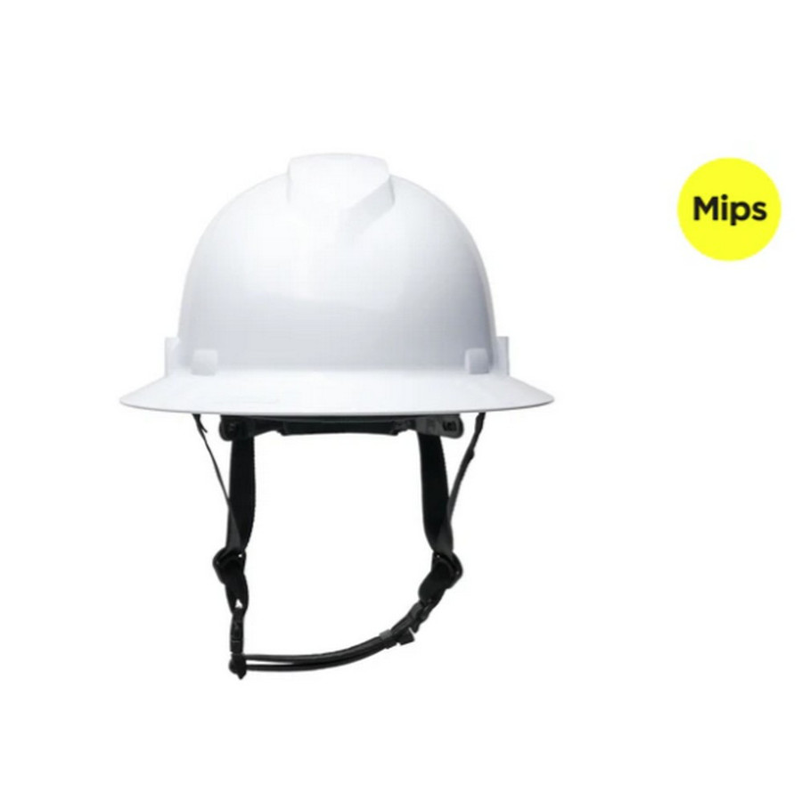 Pyramex Safety HPT256110VM Ridgeline T2 Type 2 Hard Hat, MIPS White