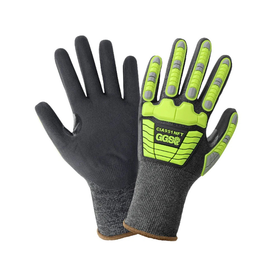 Global Glove CIA951NFT Torq Tuffalene UHMWPE 21-Gauge Touchscreen Gloves with Cut and Impact Protection