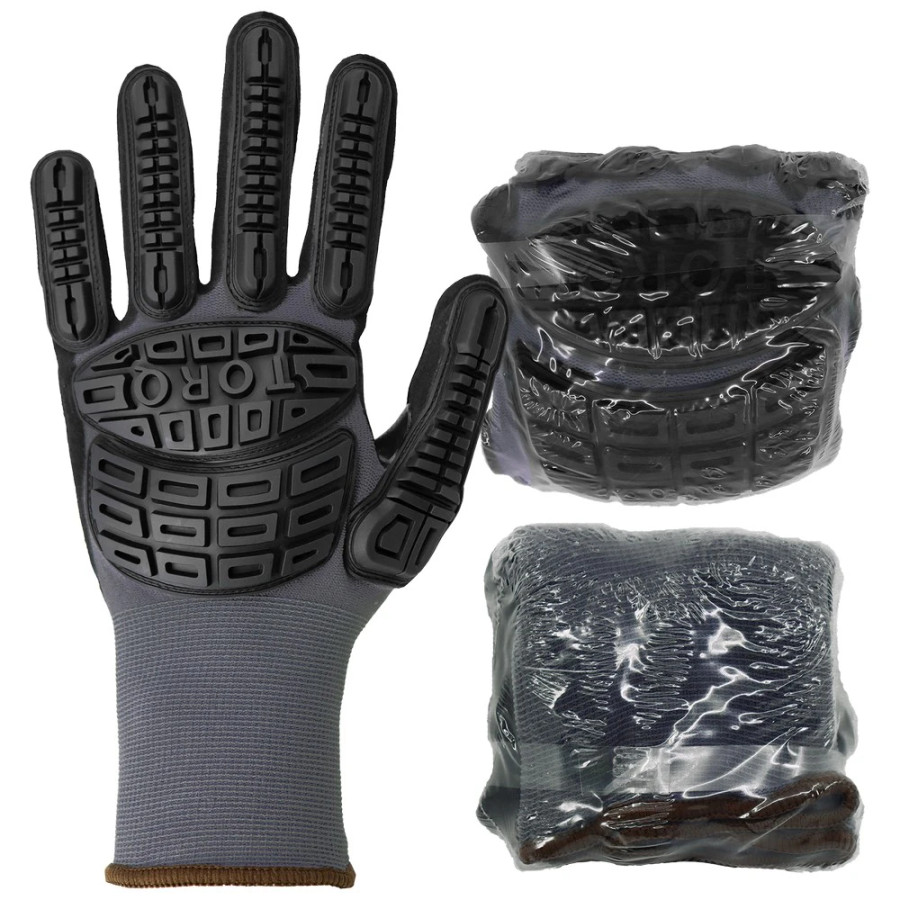 Global Glove TQ500 Torq Alpin General Purpose Multi-Hazard 15-Gauge Gloves with Flexible Impact Protection