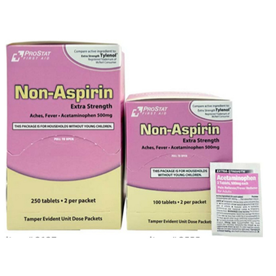 ProStat 2555 X-strength Acetaminophen - Non-Aspirn 50/Packs  100CT