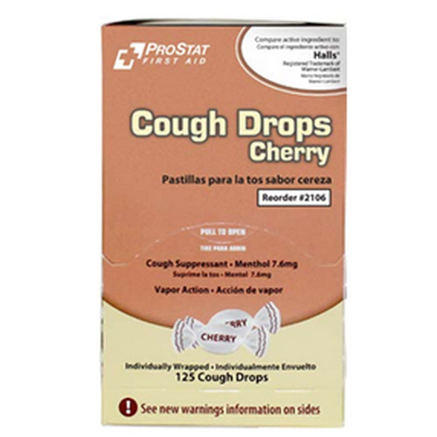 ProStat 2448 Cherry Flavored Cough Drops 50 Count/Box