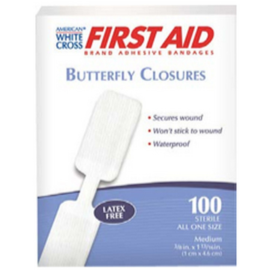 ProStat 2215 Bandage Butterfly Closures Medium - 100 Count