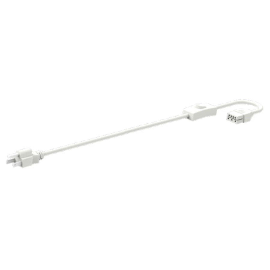 Light Efficient Design RP-LBI-G1-IP-2F-120V-SW 24" Incoming Power Cable - 120V Plug w/ Cord Switch and Output Cap for RP-LBI LED Light Bars