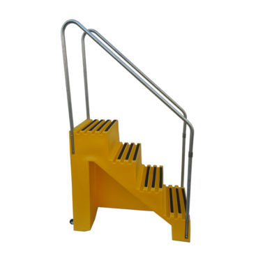 DPI ST445 Plastic Steps 41X22X39, Yellow