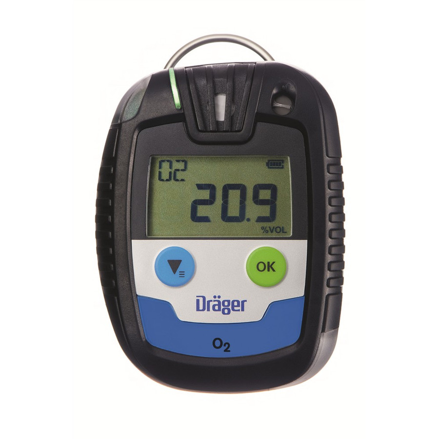 Draeger 8326332 Pac 6500 Single Gas Detector, O2