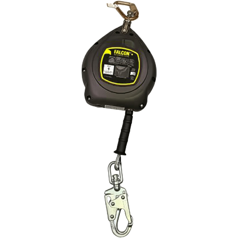 Miller MFS-OGC1-02 Self-Retracting Lifeline with Galvanized Steel Cable and Steel Swivel Snap Hook
