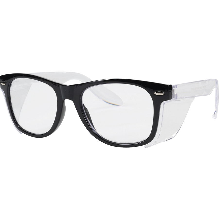 PIP 250-170-5123 Bouton Optical Commuter Auto Focus Reader Safety Glasses, +0.6 to +2.75 Diopter, Black Frame, Clear