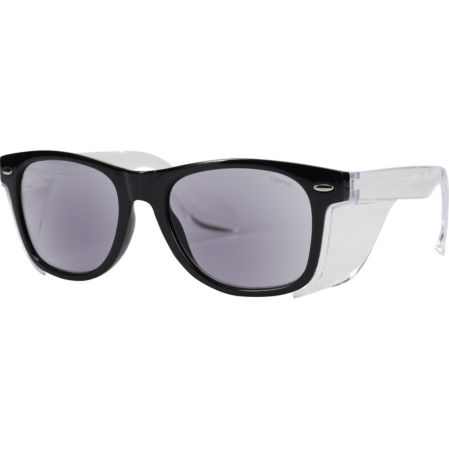PIP 250-170-5123T Bouton Optical Commuter Auto Focus Reader Safety Glasses, +0.6 to +2.75 Diopter, Black Frame, Tinted
