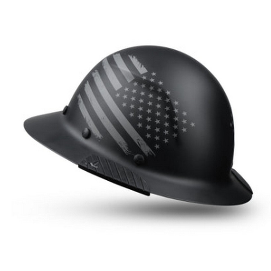LIFT Safety DAX HDF-25PRM Patriot Full Brim Hard Hat – Fiber-Reinforced Resin