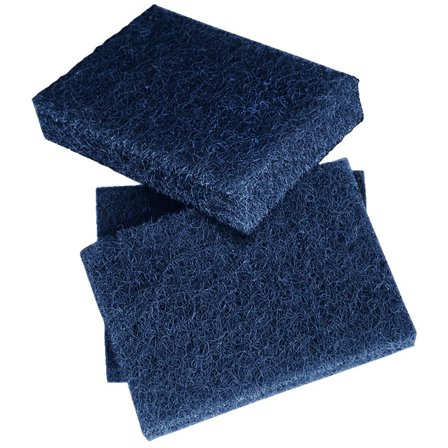 ACS 88-650 Extra Heavy Duty Scouring Pad Blue, 3 1/2" X 6" X 0.88" 20/Case