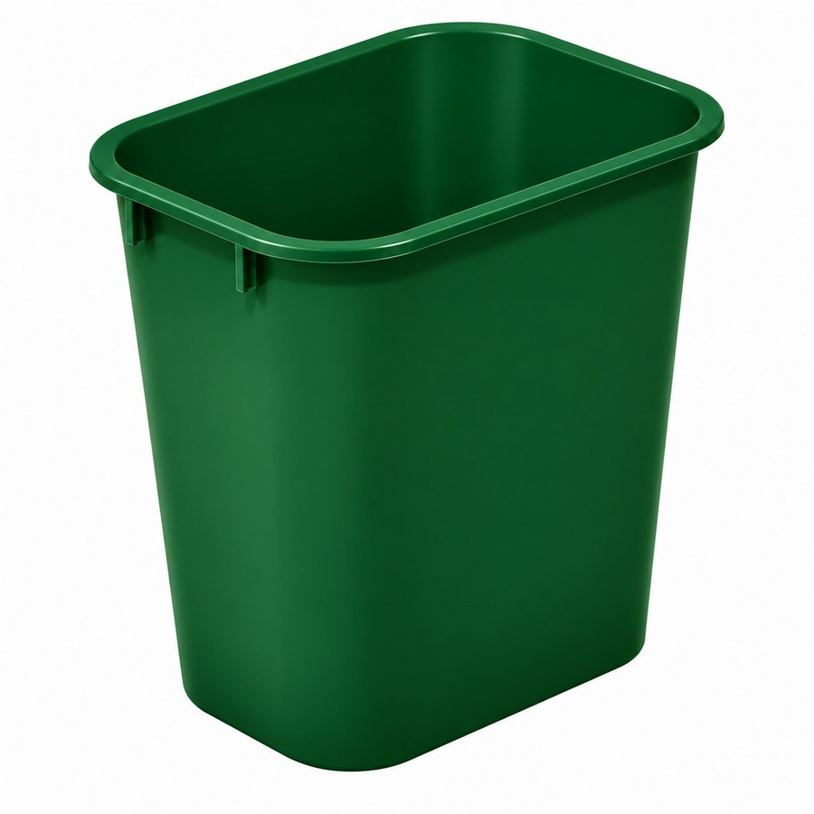 Quantum Storage Systems COF-03RGN Crusader 3-Gallon Recycling Can - Green 12/Case