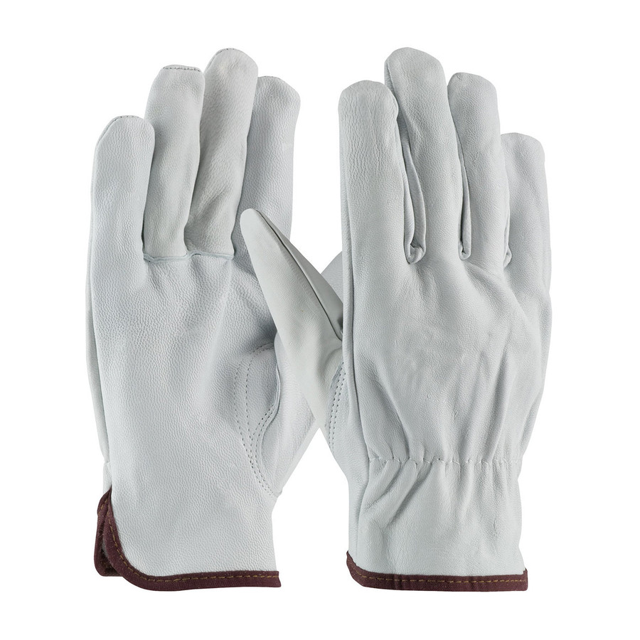 PIP 71-3601 Economy Grade Top Grain Goatskin Leather Drivers Glove - Keystone Thumb