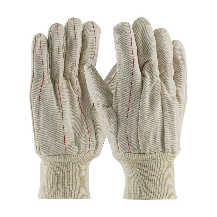 PIP 92-918 Cotton Canvas Double Palm Glove with Nap-in Finish - Knitwrist