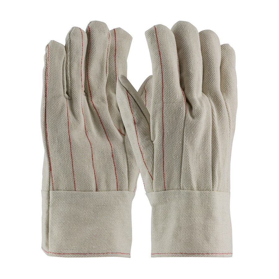 PIP 92-918BT Cotton Canvas Double Palm Glove with Nap-in Finish - Band Top