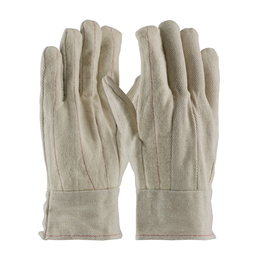 PIP 92-918BTO Cotton Canvas Double Palm Glove with Nap-out Finish - Band Top