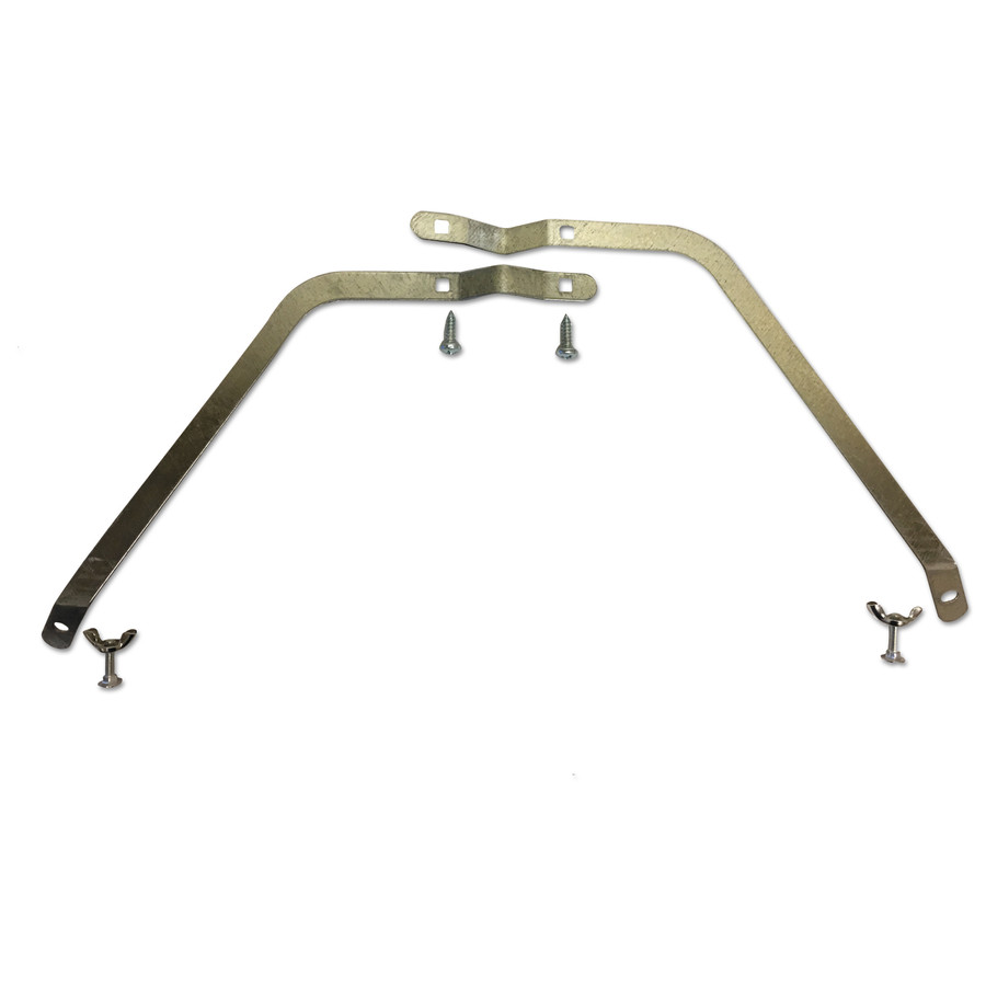 Boardwalk BWK119 Metal Handle Braces, Large, Fits 24" to 48" Floor Sweeps