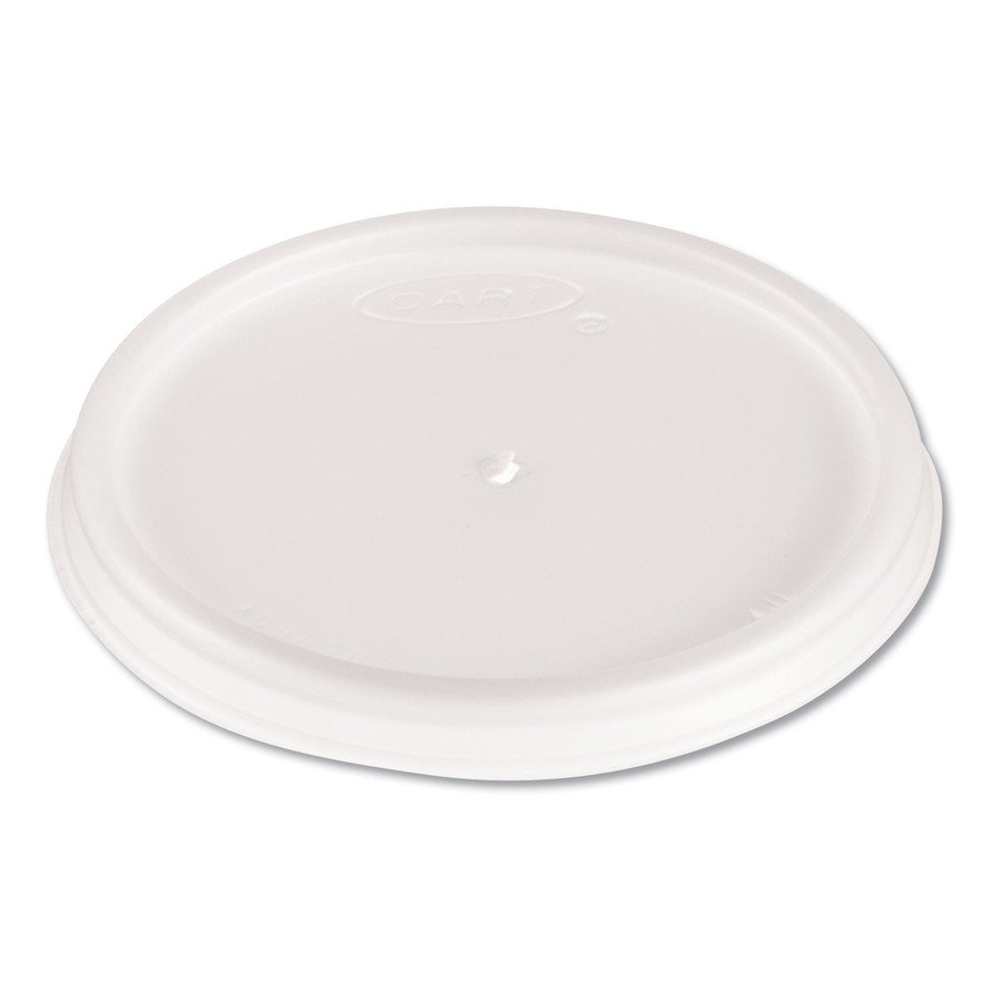 Dart DCC4JL Plastic Lids, 4oz Cups, Translucent, 100/Sleeve, 10 Sleeves/Case