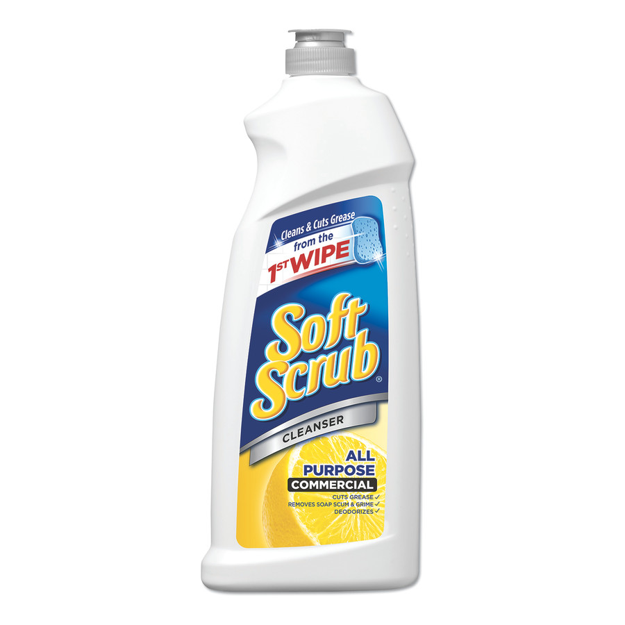 Soft Scrub DIA15020CT All Purpose Cleanser Commercial Lemon Scent 36oz, 6/Case