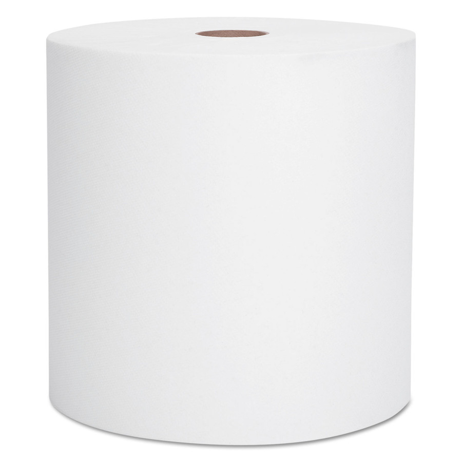 Scott KCC02000 Hard Roll Towels, 1.75" Core, 8 x 950ft, 1 3/4" Core, White, 6 Rolls/Case