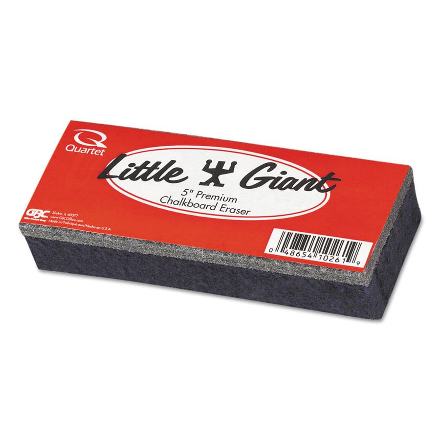 Quartet QRT804526 Little Giant Economy Chalkboard Eraser, Felt, 5w x 2d x 1h