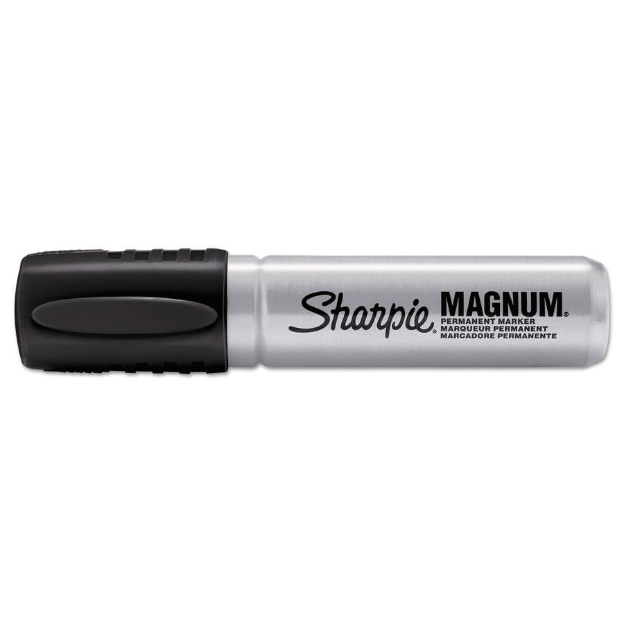 Sharpie SAN44001A MagnumPermanent Marker, Broad Chisel Tip, Black