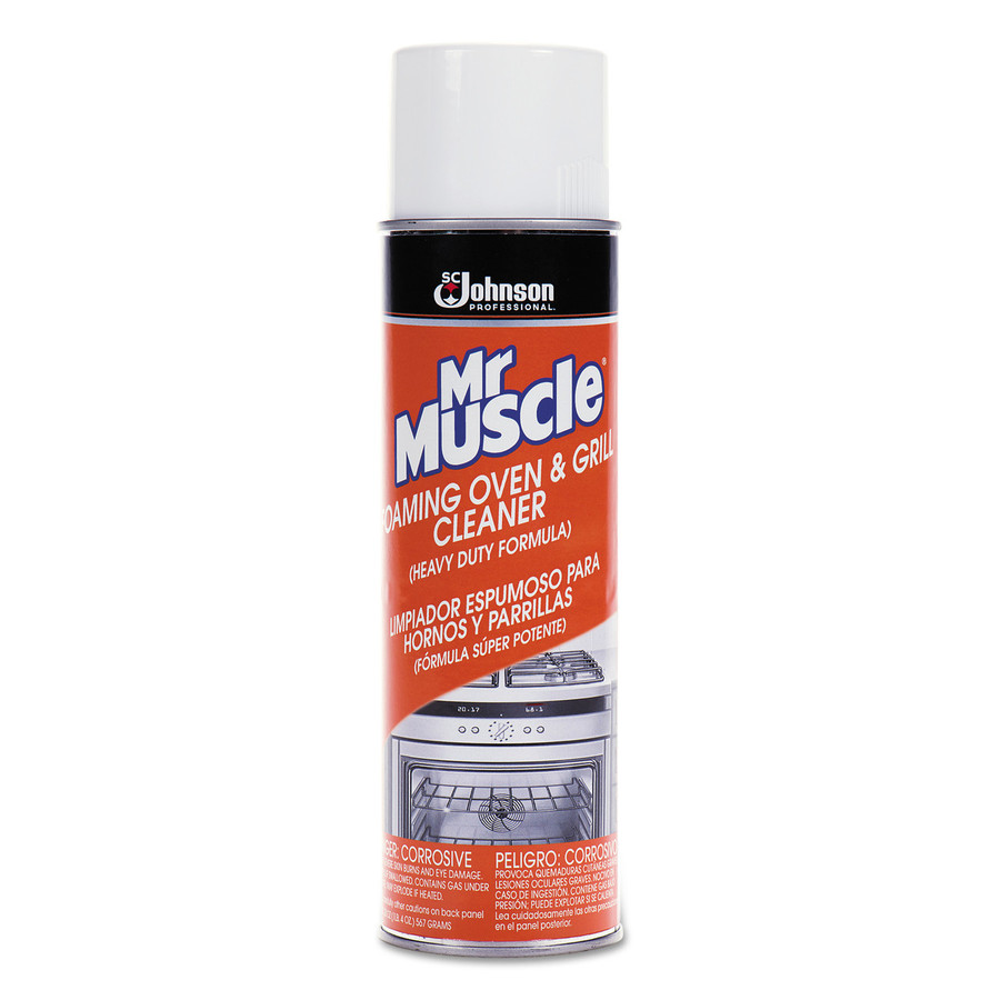 Mr. Muscle SJN682556EA Oven & Grill Cleaner, Solvent-Like Scent, 20 oz Can