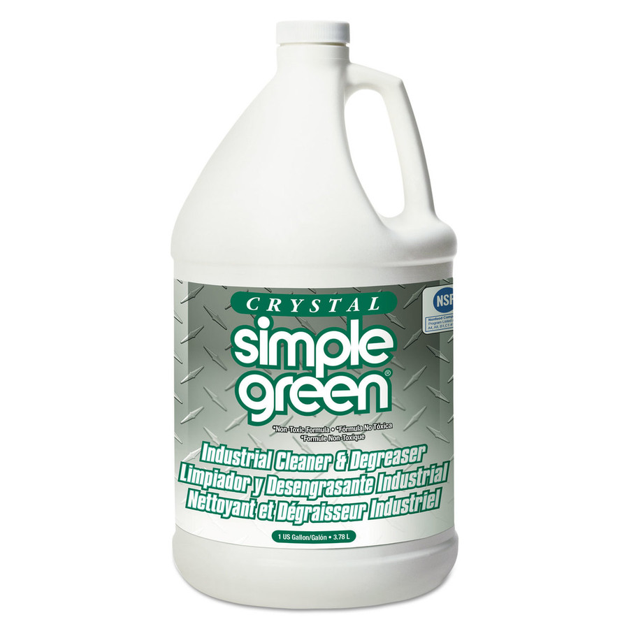 Simple Green SMP19128 Crystal Industrial Cleaner/Degreaser, 1gal, 6/Case