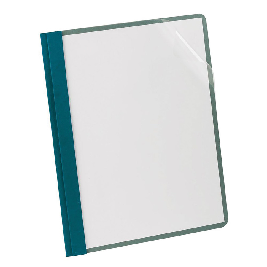 Oxford OXF57872 Earthwise by Oxford Recycled Clear Front Report Covers, Letter Size, Blue, 25/BX