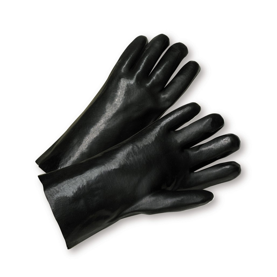PIP Global Safety 1047RF Large Rough Grip PVC Interlock Gloves