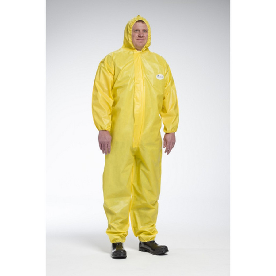 PIP Global Safety 3678B PosiUB Plus Yellow Coverall Hood