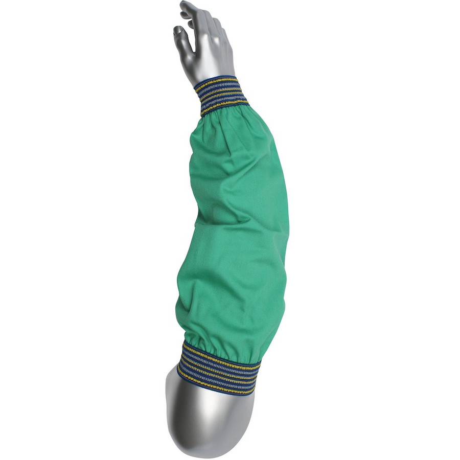 PIP 7042 Ironcat FR Treated 100% Cotton Sleeve with Blue/Gold Elastic Ends