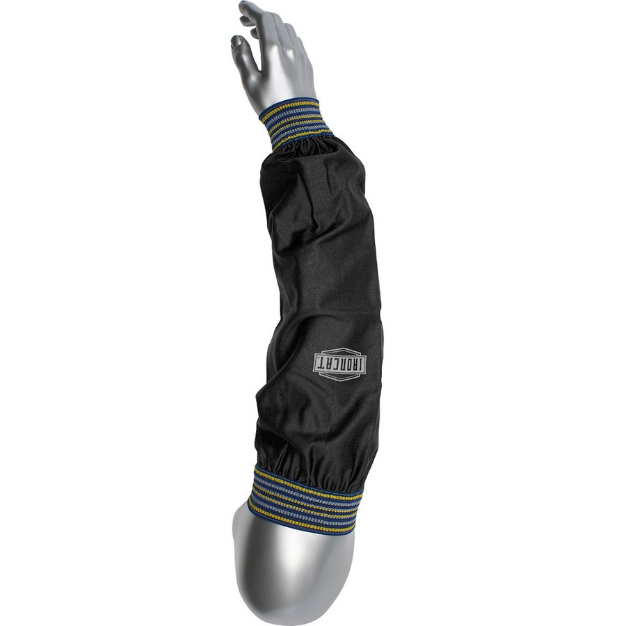 PIP 7070 Ironcat FR Treated 100% Cotton Sateen  sleeves with Blue/Gold Elastic Ends