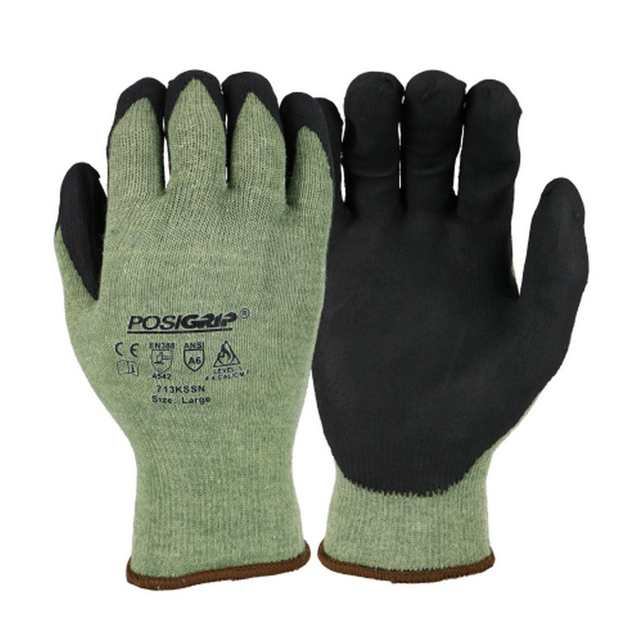 PIP Global Safety 713KSSN/XS XSmall 13g KevlarÃƒâ€šÃ‚Â®/Steel Cut Resistant Glove