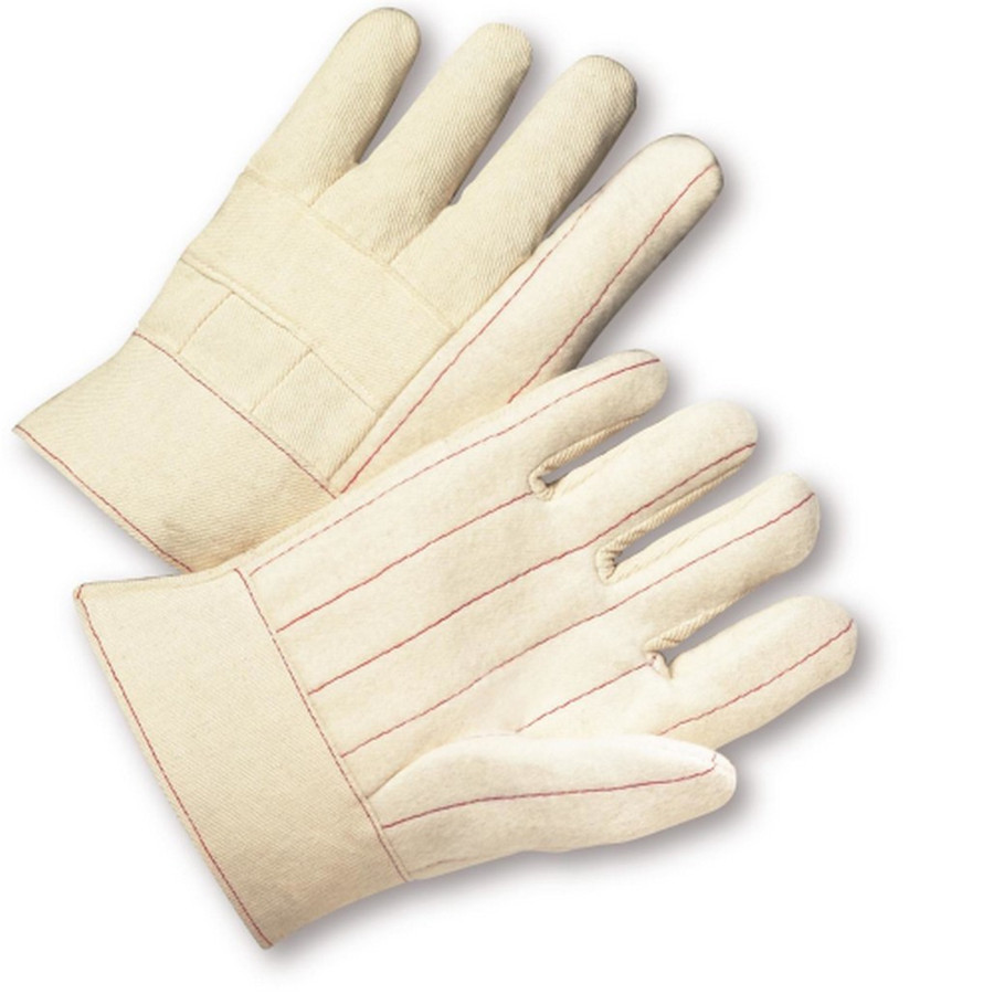 PIP Global Safety B03SI Large Extra Heavy Weight Cotton Hot Mill Gloves