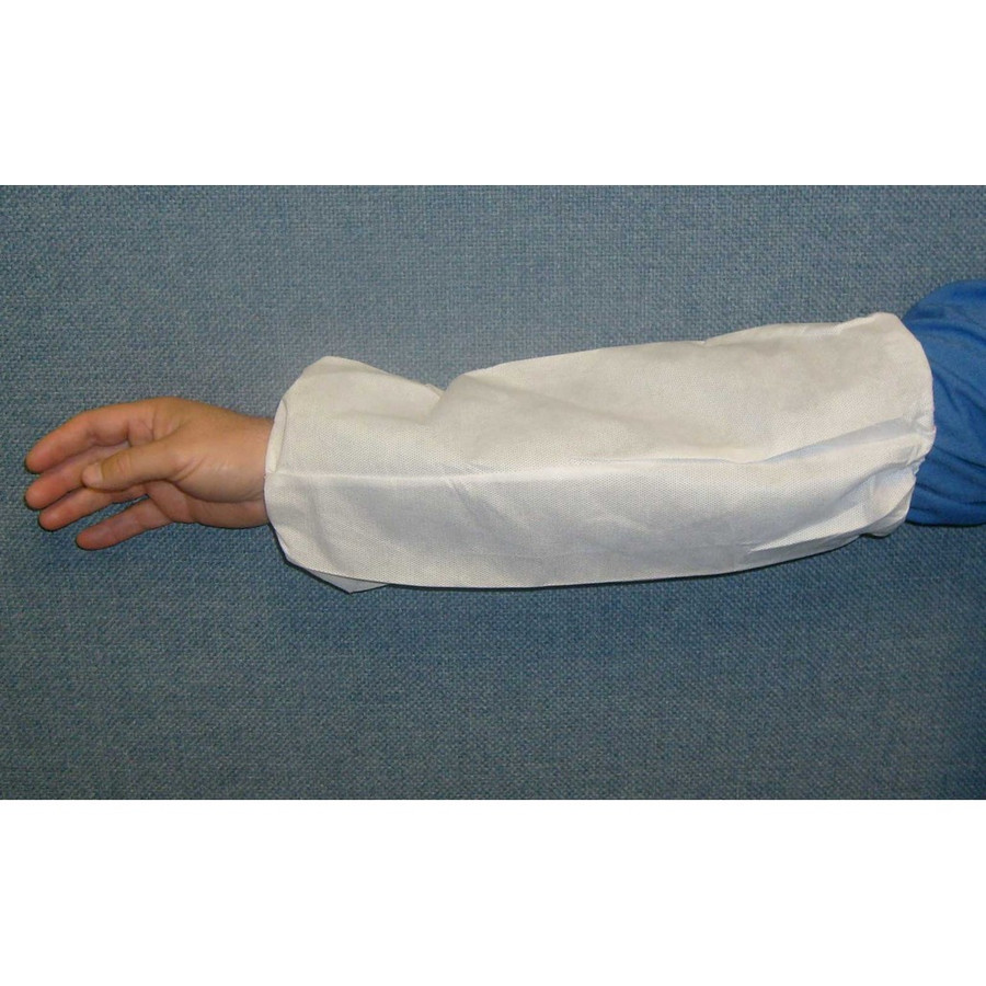 PIP Global Safety C3712 One Size PE Coated 18" White Sleeve