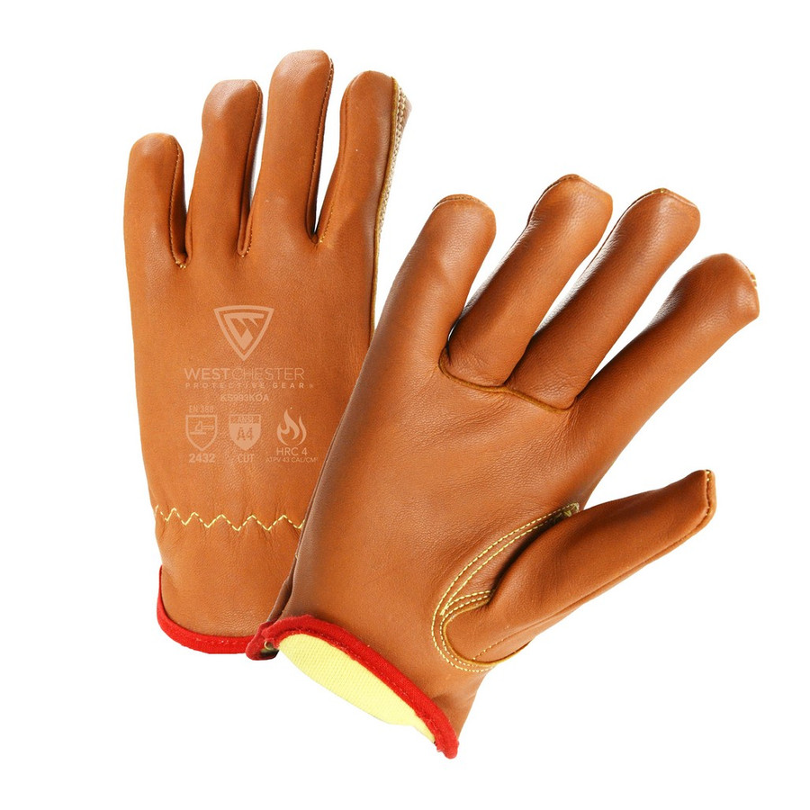 PIP Global Safety KS993KOA Oil Armor finish goat driver with cut lining