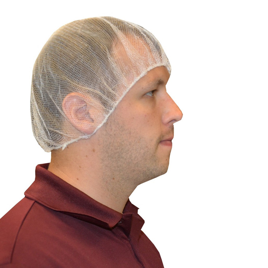 PIP Global Safety UC-28-1000 28" White Nylon Hair Net