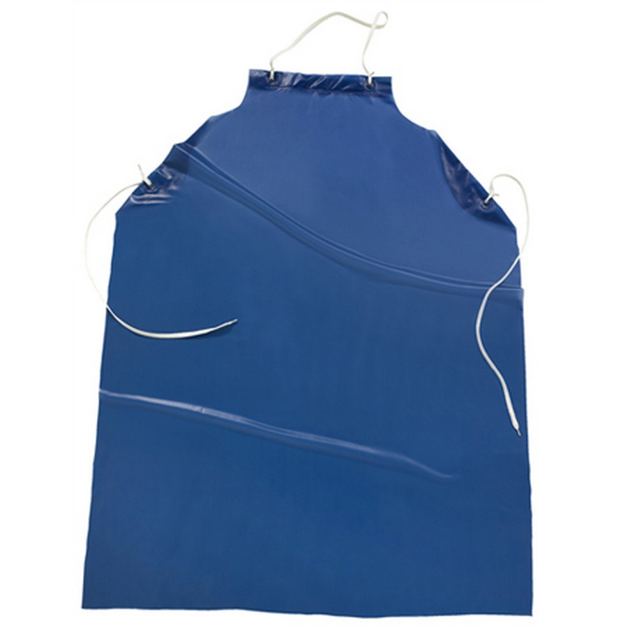 PIP Global Safety UUB-50 35"x50" 6 mil Raw Edge Apron Blue